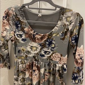 Pink Blush Maternity Dress